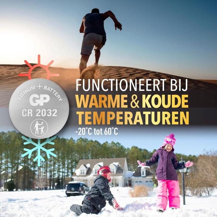 Image du produit GP Batteries Lithium Cell (1 pcs, CR2032, 240 mAh)