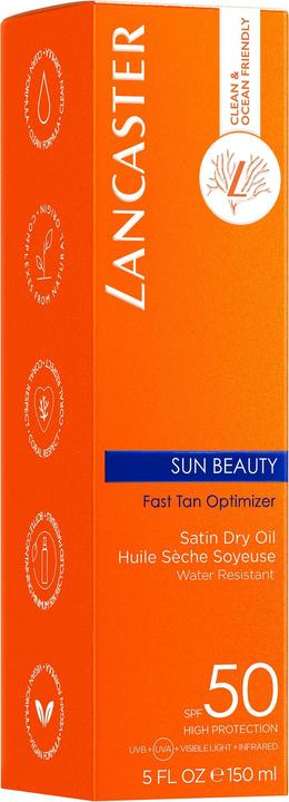 Image du produit Lancaster Oil Sun Protection Factor 50 (Huile solaire, SPF 50, 150 ml, 203 g)