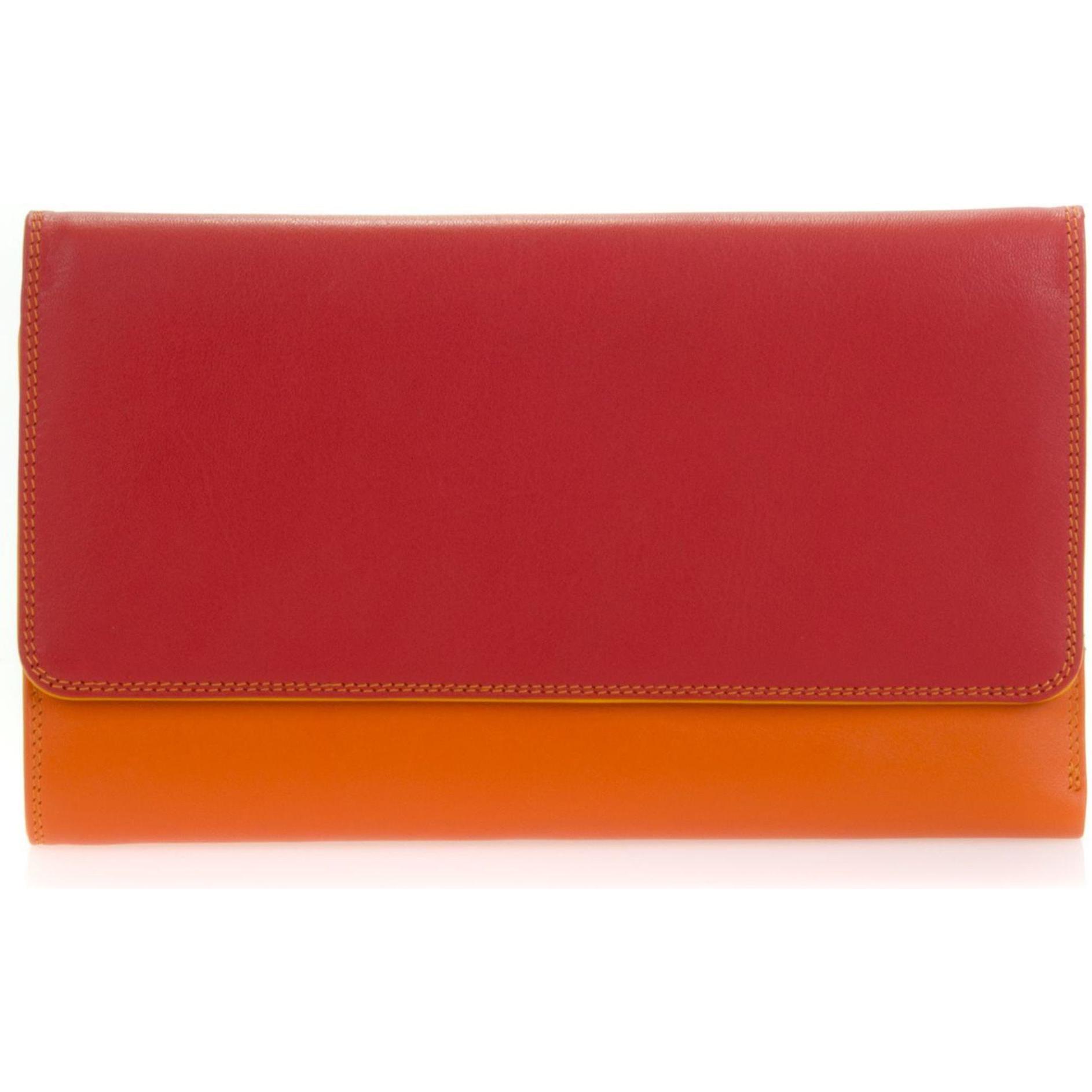 Mywalit, Damen, Portemonnaie, Geldbörse Leder 19 cm, Braun