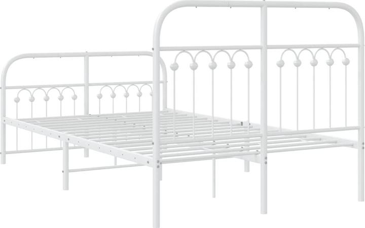 Actual product image VidaXL Bed frame with headboard (100 x 200 cm)