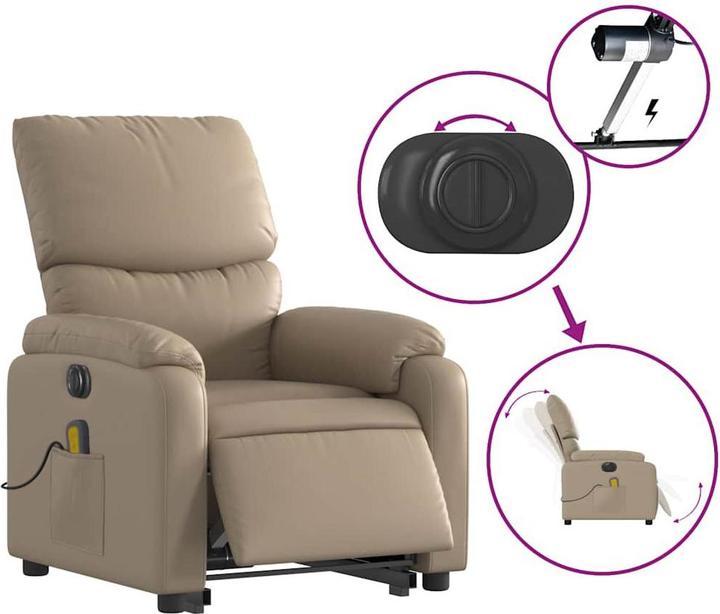 Image du produit vidaXL Massagesessel mit Aufstehhilfe