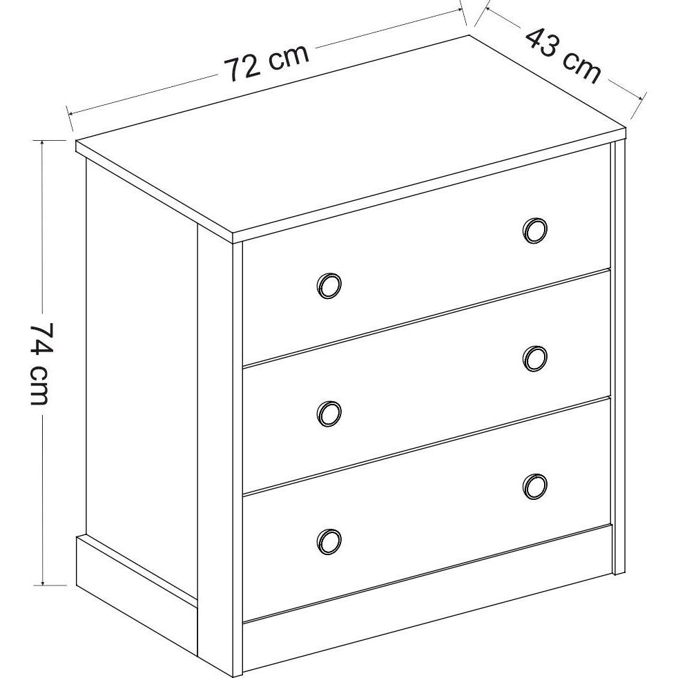 Thumbnail - Homitis, Kommode + Sideboard, Life (72 x 43 x 74 cm)