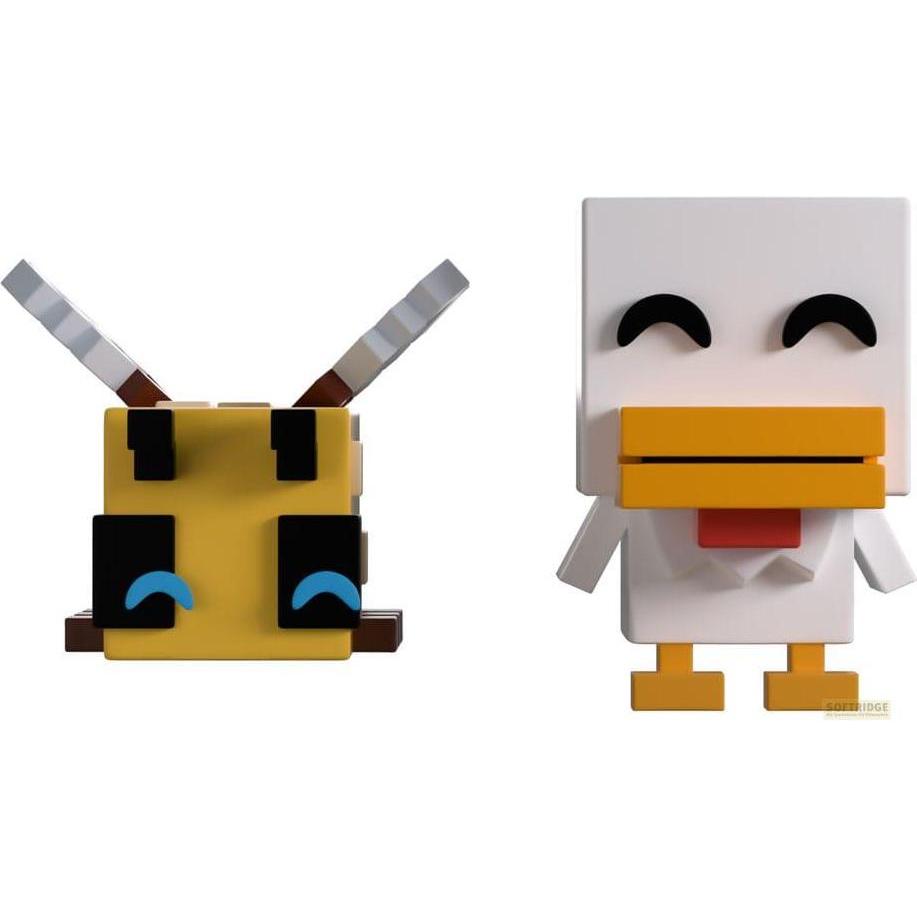 Youtooz Minecraft Vinyl Figuren Bee and Chicken Monitor Buddiez