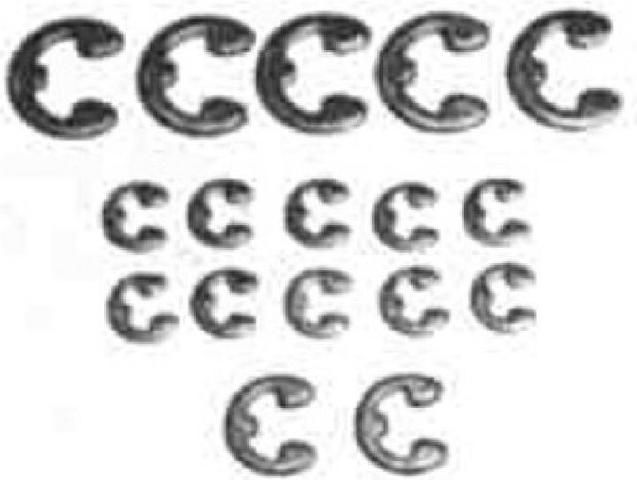 Actual product image Tamiya E-rings