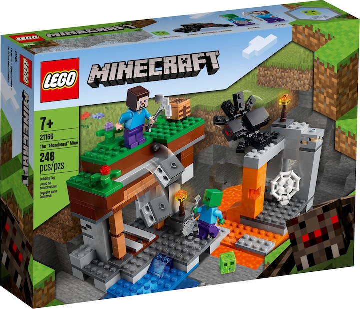 Produktbild LEGO Minecraft End-Of-Live Set Die verlassene Mine - 21166 NEU! Teile 248x (21166)