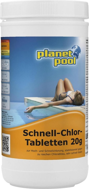 Planet Pool Comprimés de chlore rapide (1000 g)