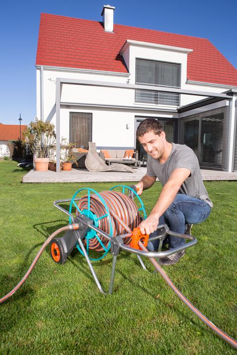 Immagine prodotto Gardena Carrello portagomma in metallo 100