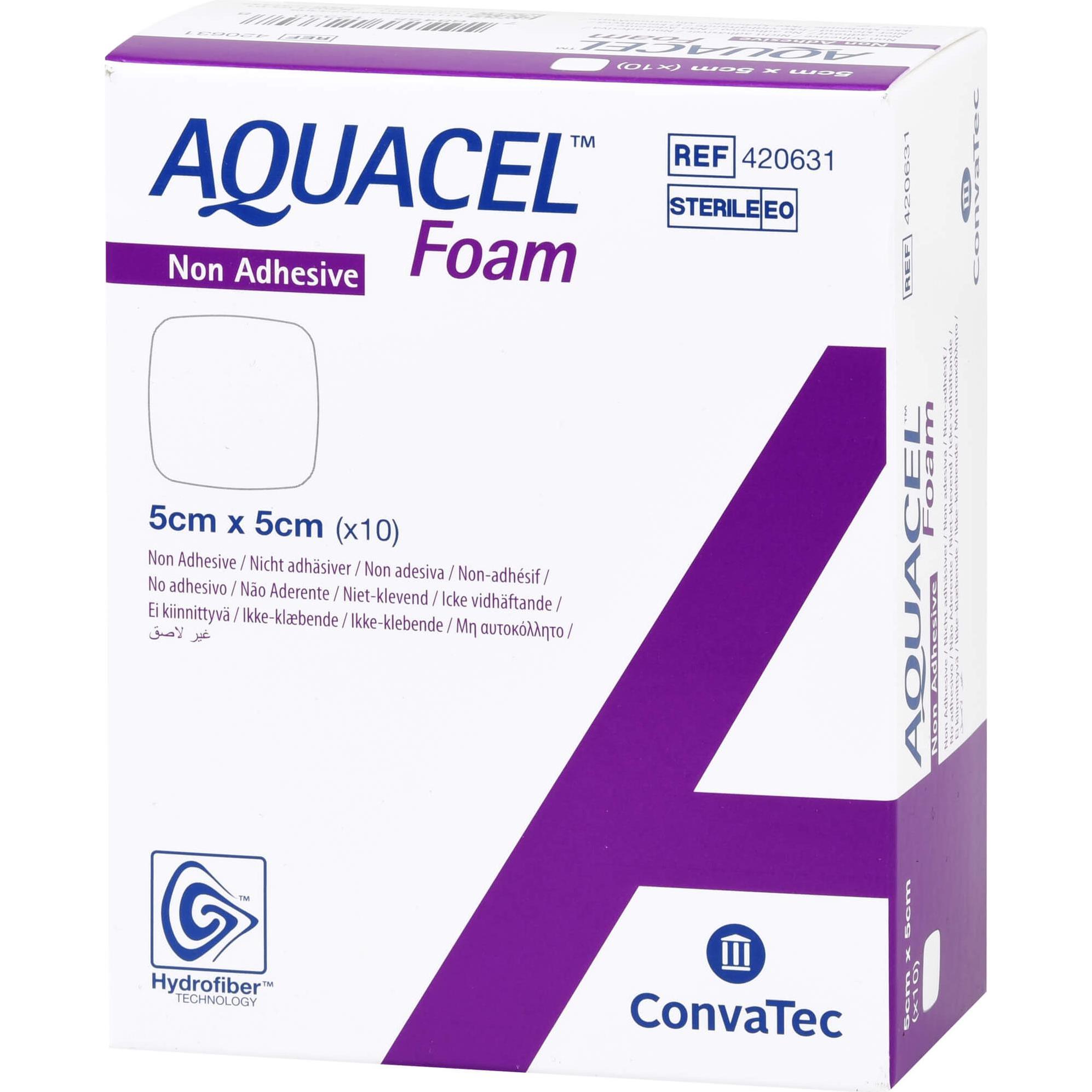 Thumbnail - Aquacel Ag, Pflaster, Schaumverband nicht-adhäsiv 5x5cm (10 x)
