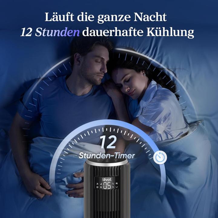 Produktbild Levoit Leiser Turmventilator mit Fernbedienung und Timer (23 dB)