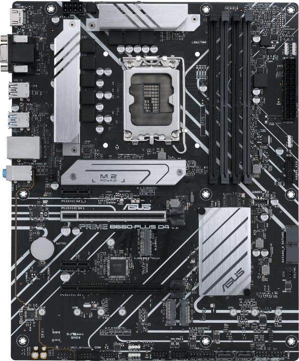 Actual product image ASUS PRIME B660-PLUS D4 (LGA 1700, Intel B660, ATX)