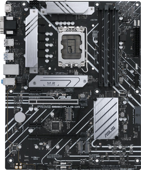Produktbild ASUS PRIME B660-PLUS D4 (LGA 1700, Intel B660, ATX)
