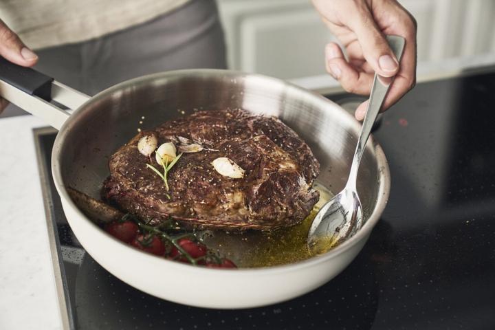 Actual product image Zwilling Pure frying pan 20cm ivory white (20 cm, Frying pan, Stainless steel)