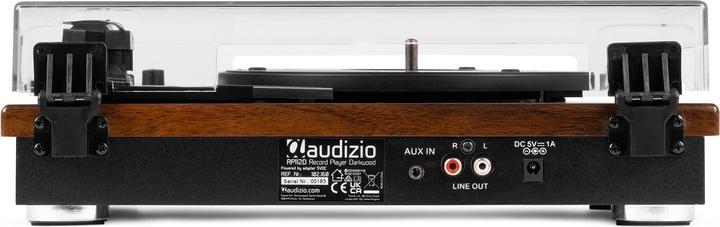 Productafbeelding Audizio Platenspeler met Bluetooth IN/OUT en Ingebouwde Speakers - RP112D - Retro - (Volautomatisch)
