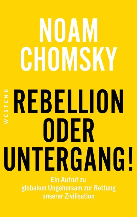 Immagine prodotto Rebellion oder Untergang! (Tedesco, Noam Chomsky, 2021)
