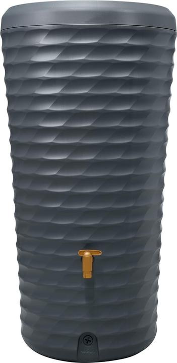 4rain JOLIE 2in1 Regenspeicher 230 Liter graphite grey inkl. Pflanzschale (230 l)