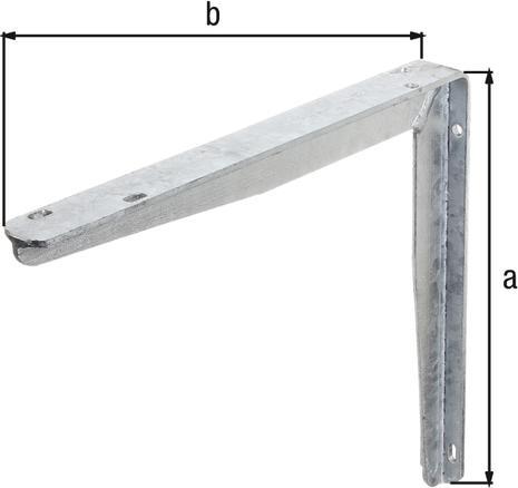 Produktbild GAH Konsole L.300mm H.250mm STA roh TZN Trgf.250kg (1 Stk.)