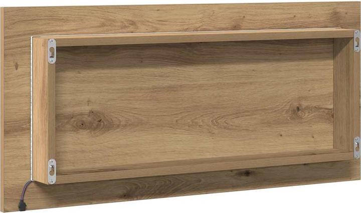 Produktbild vidaXL Spiegelschrank mit LED-Leuchte Artisan Eiche 80x37 cm (80 x 8.5 x 37 cm)