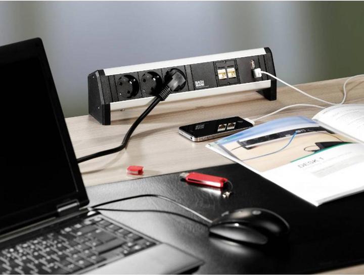 Actual product image Bachmann DESK 1 extension cord (3x, CEE 7/3)