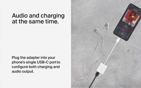 Immagine prodotto Belkin RockStar Adapter (Presa da 3,5 mm, USB-C)