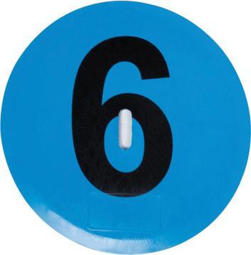 Actual product image Sporti Floor markers numbered 1 to 10