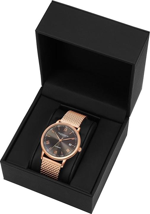 Produktbild John Rothmann Herren Automatikuhr Friedrich Edelstahl Roségold - 26875 (Analoguhr, 38.50 mm)