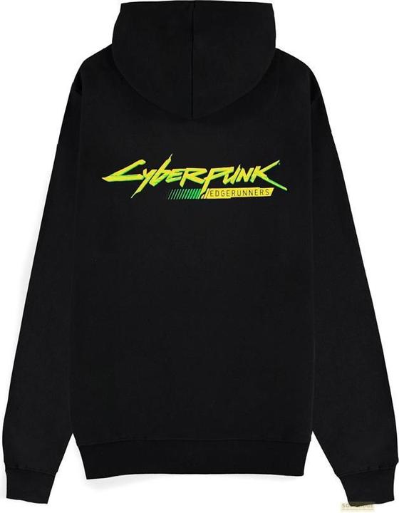 Immagine prodotto Difuzed CyberPunk: Edgerunners - Felpa con cappuccio con zip sul petto - XL (XL)
