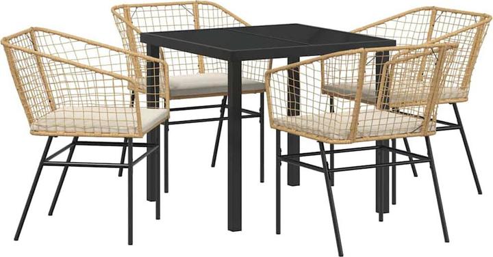 Produktbild vidaXL Garten Essgruppe (80 x 80 x 73 cm)