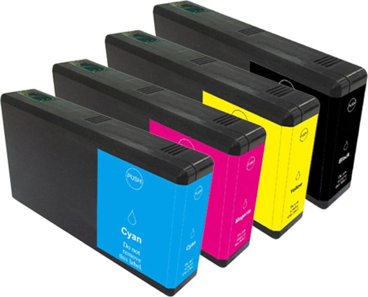 Produktbild Plutoos Epson T7891 T7892 T7893 T7894 Patronen XXL kompatibel, 4er Farbset (M, C, Y, BK)