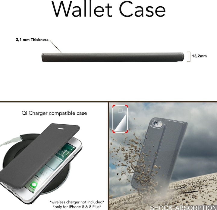 Actual product image Nalia Folding cover (Apple iPhone 7)