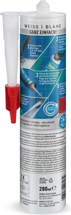 Actual product image Sista Bathroom + Kitchen white (0.36 kg, White, 280 ml)