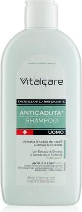 Vitalcare Swiss Energizing and Reinforced Shampoo für Männer 250ml (250 ml, Flüssiges Shampoo)