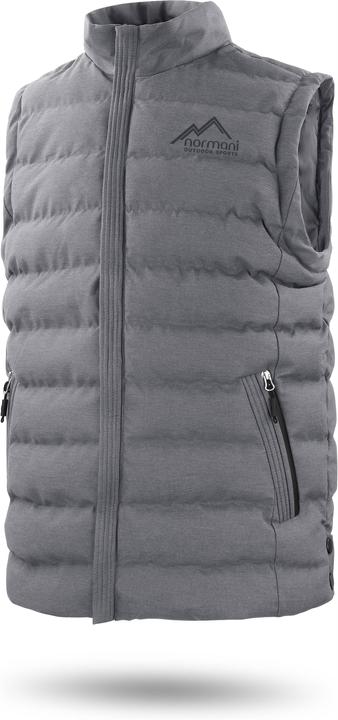 Actual product image Normani Mens Winter Quilted Vest Nanaimo - 1557 (XL)
