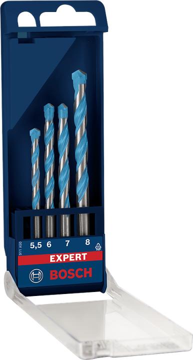 Produktbild Bosch Professional Zubehör EXPERT MultiConstruction CYL-9 Bohrer-Set, 5,5/6/7/8 mm, 4-tlg. (5.5, 6, 7, 8 mm)