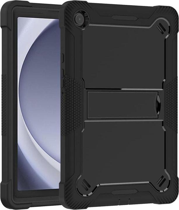 Techsuit - Rugged TabShell + Screen Protector - Samsung Galaxy Tab A9 - Black (Galaxy Tab A9)