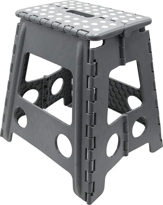 Produktbild Benson Klapphocker schwarz / weiss klein - 80 kg