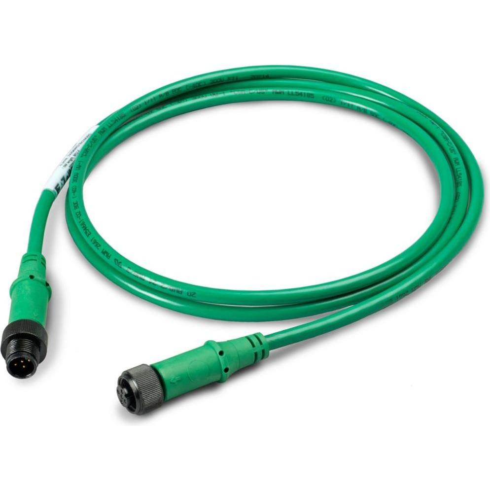 Eaton, Kabelleitung, SWD-Rundleitung IP67, 2 m, 5-polig, konfektioniert mit Stecker M12 und Buchse M12 174765 (2 m)