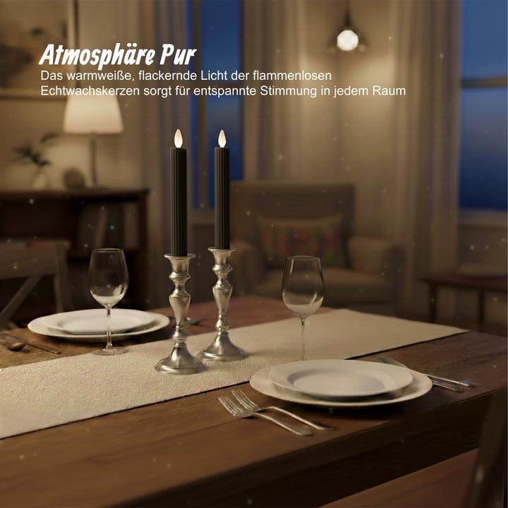 Productafbeelding Relaxdays 4x LED-Stabkerzen (4x)