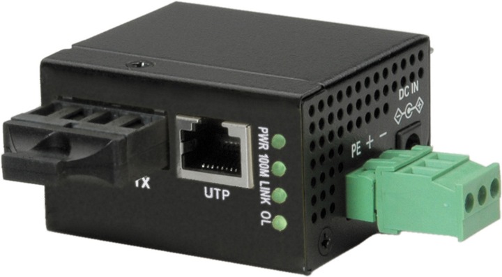 Immagine prodotto Roline Mini convertitore industriale, 10/100T-100SC