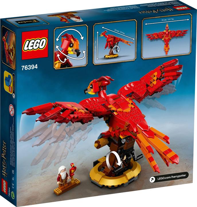 Immagine prodotto LEGO Fawkes, la Fenice di Silente (76394, LEGO Harry Potter, Set LEGO rari)