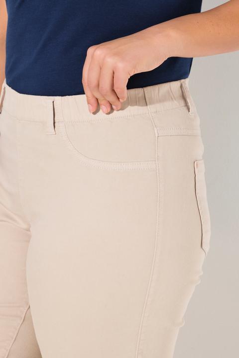 Produktbild Ulla Popken Jeansculotte Mary, weites Bein, Elastikbund (58)