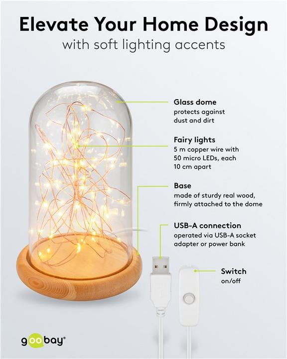 Produktbild Goobay Glasglocke