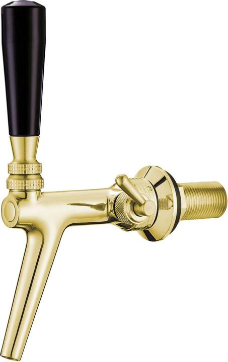 Image du produit Ich-zapfe Kompensatorhahn aus Chromnickelstahl mit Edelstahl Kompensator, Goldfarben