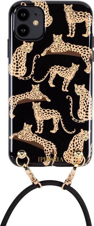 Actual product image Iphoria Necklace Case iPhone 12/12 Pro Leopard on Black