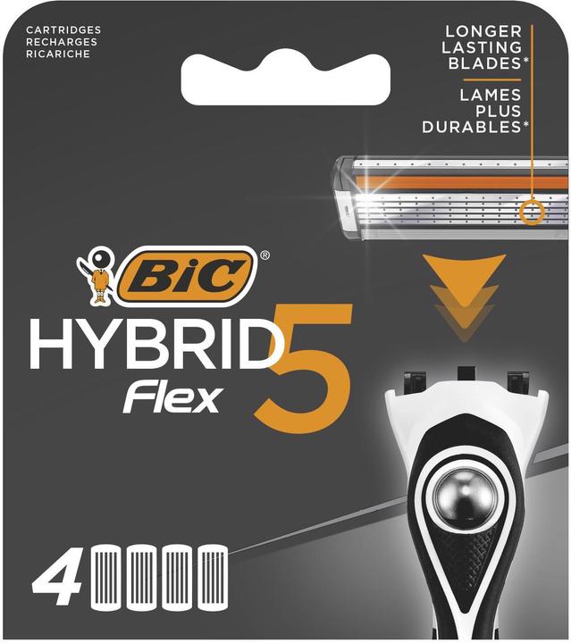 Actual product image Bic Razor blades Hybrid 5 4 pieces (4 x)