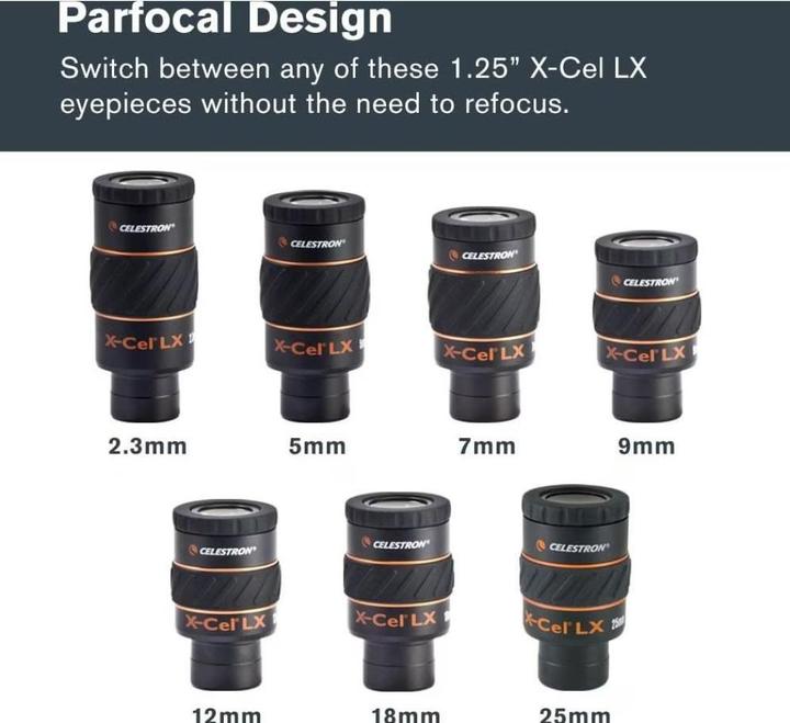 Produktbild Celestron Okular 12mm X-CEL LX 1.25" 60° (12 mm)