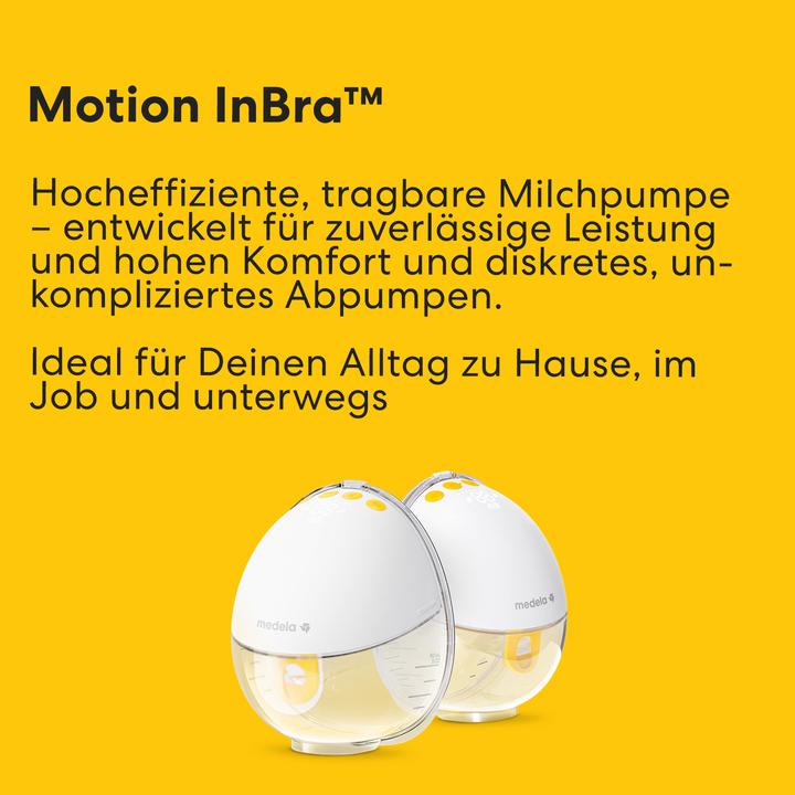 Actual product image Medela Motion InBra Einzelmilchpumpe