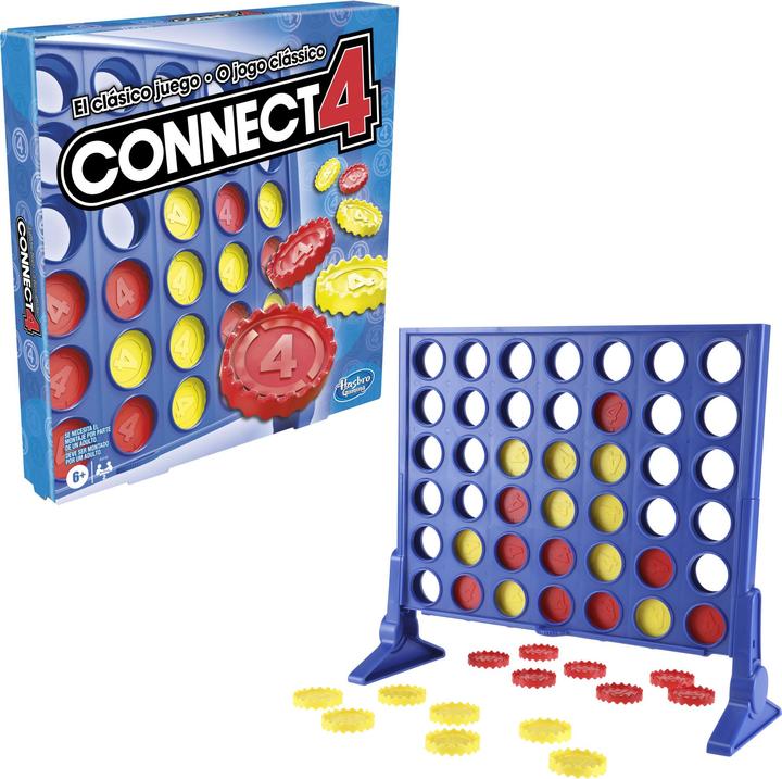 Actual product image Hasbro Connect 4 A5640IB2 Table Game (Portuguese, Spanish, 2 Players)