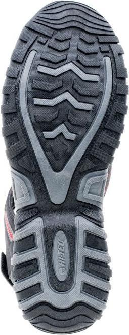 Actual product image Hi-Tec Black and red Tiore sandals for men, size 42 (42)