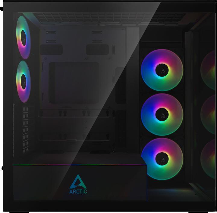 Immagine prodotto Arctic Xtender Mirrow Black Design (nero, vetro temperato x 2 (a specchio)) (E-ATX)