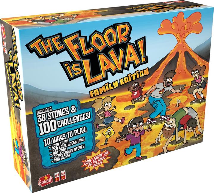 Productafbeelding Goliath Toys The Floor is een lava deluxe actiespel (Duits, Engels, Frans, Italiaans, 2 - 6 Spelers)